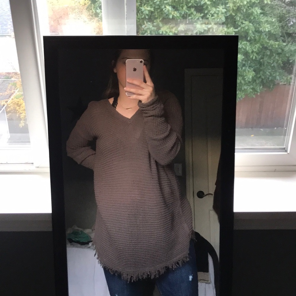 Poncho sweater